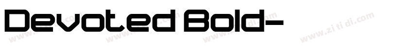 Devoted Bold字体转换